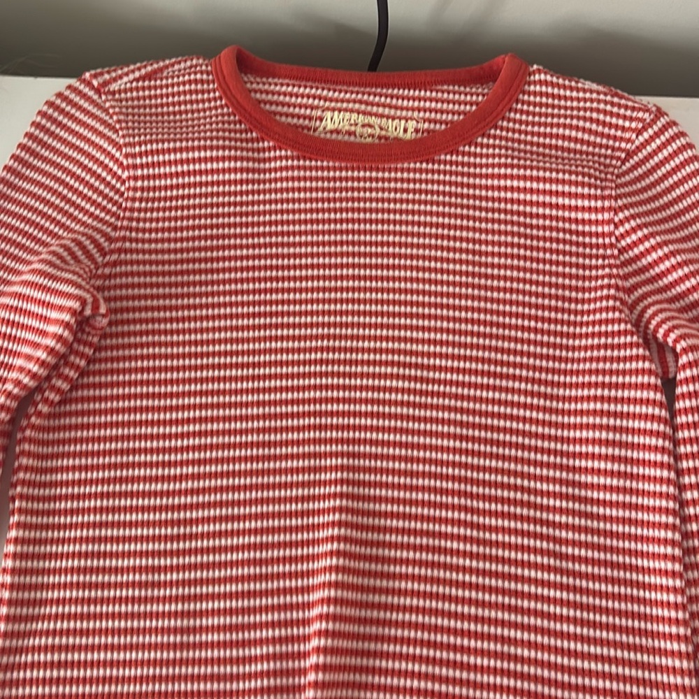 Striped American eagle thick long sleeve